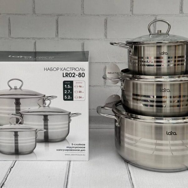 Набор посуды
Lara LR02-80 Standart