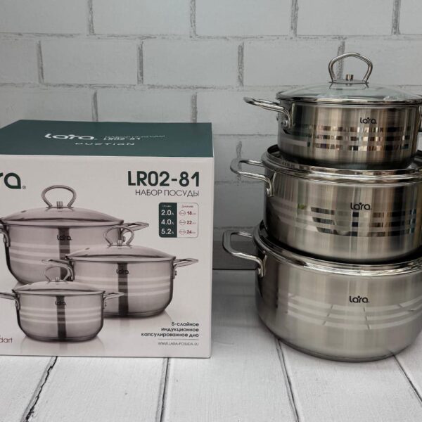 Набор посуды
Lara LR02-81 Standart